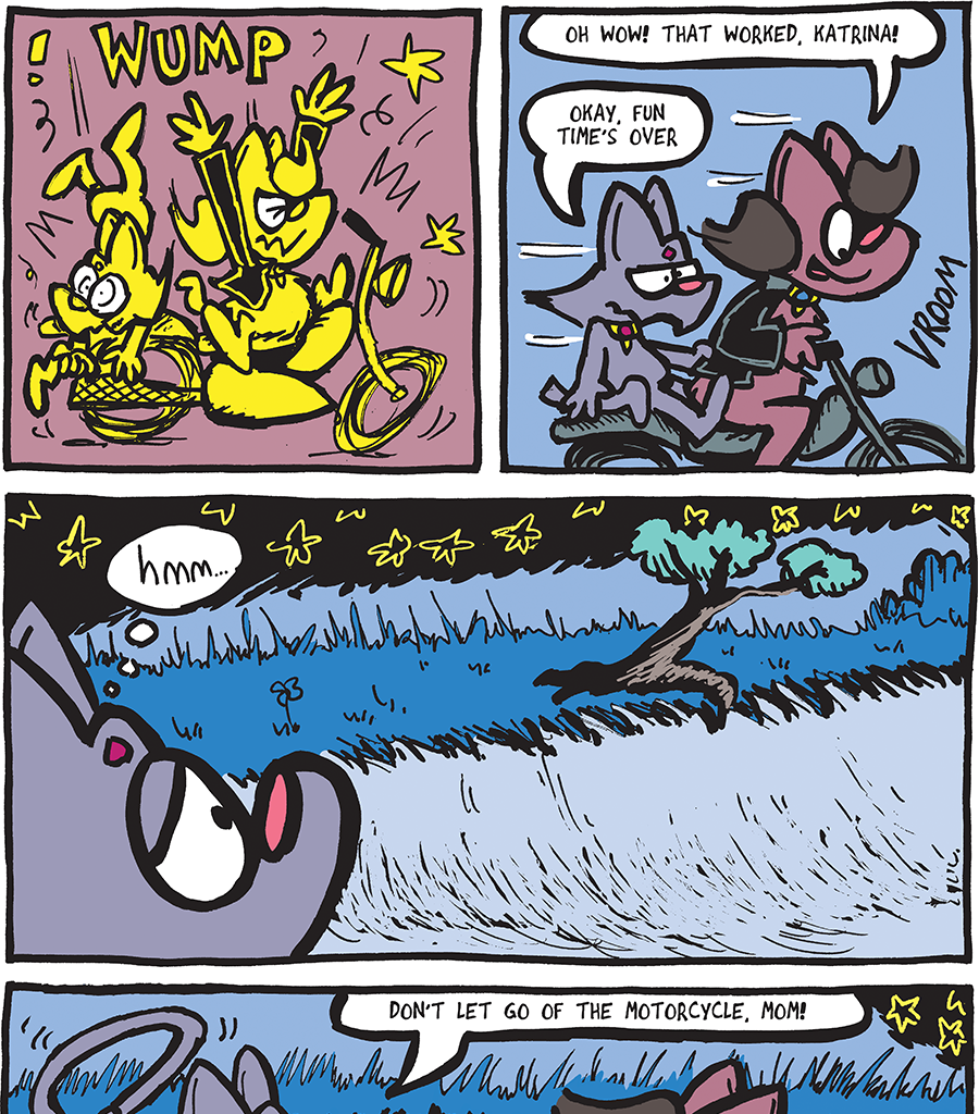 The Fuzzy Princess - Episode 534, Page 1: 2020-02-14-Fun Time is Over
